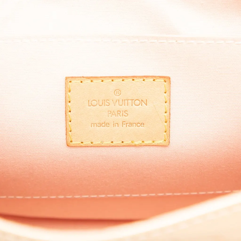 Louis Vuitton Monogram Vernis Biscayne Bay PM White Leather Very good - Box View