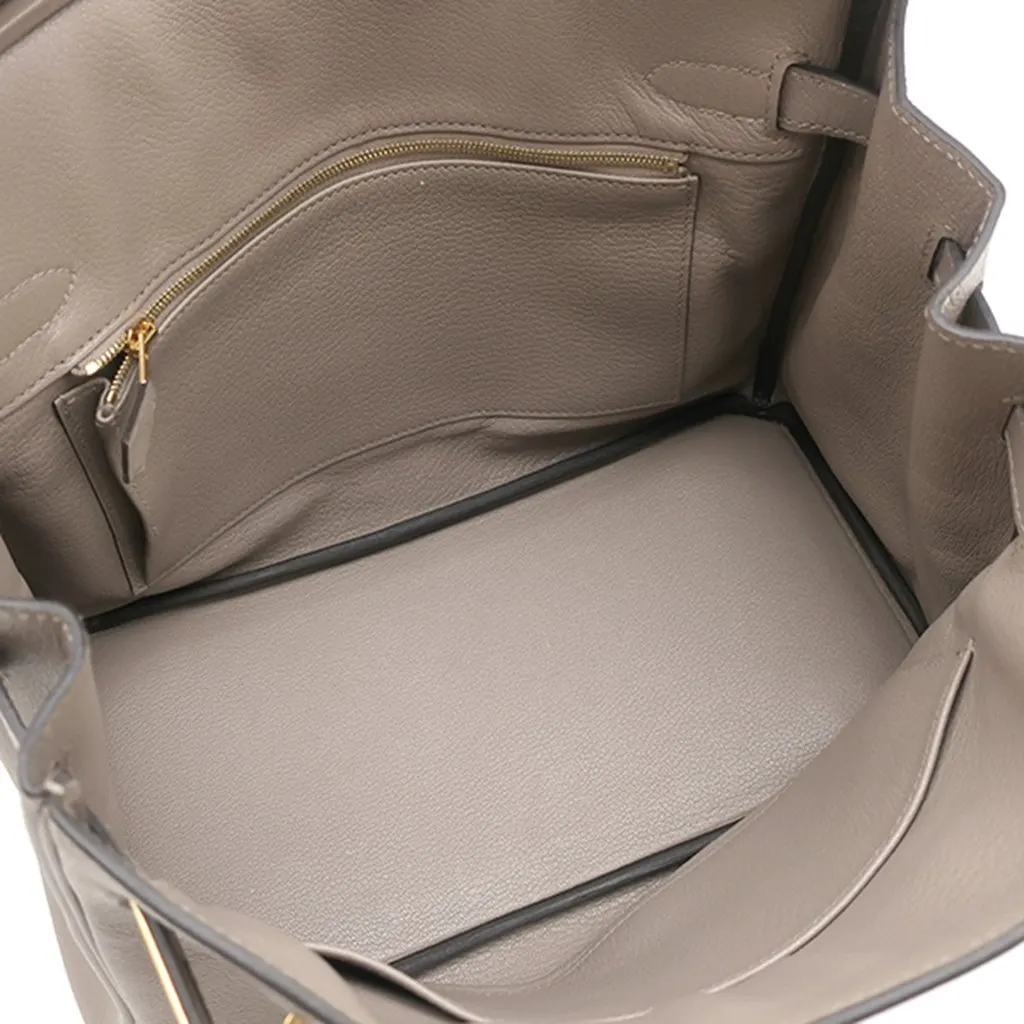 Hermès Clemence Birkin Retourne 30 Brown Leather Very good - Model View