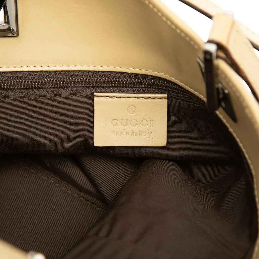 Gucci GG Canvas Web Shoulder Bag Brown Very good - Box View