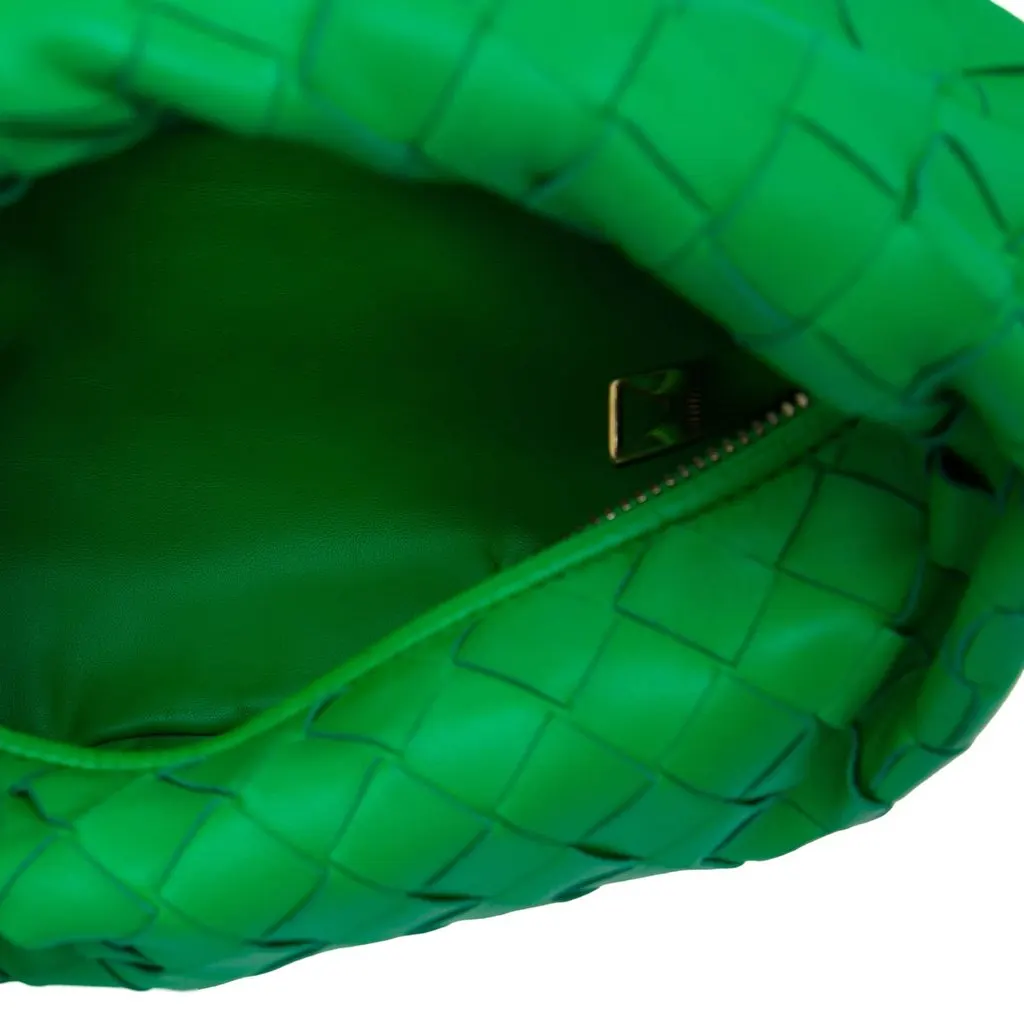 Bottega Veneta Mini Nappa Intrecciato Jodie Green Leather Very good - Model View