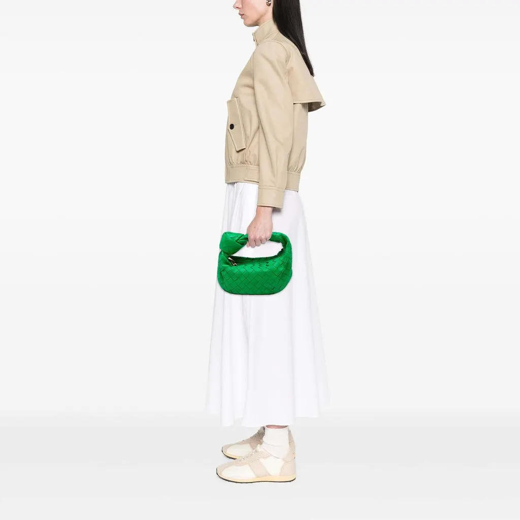 Bottega Veneta Mini Nappa Intrecciato Jodie Green Leather Very good - Box View