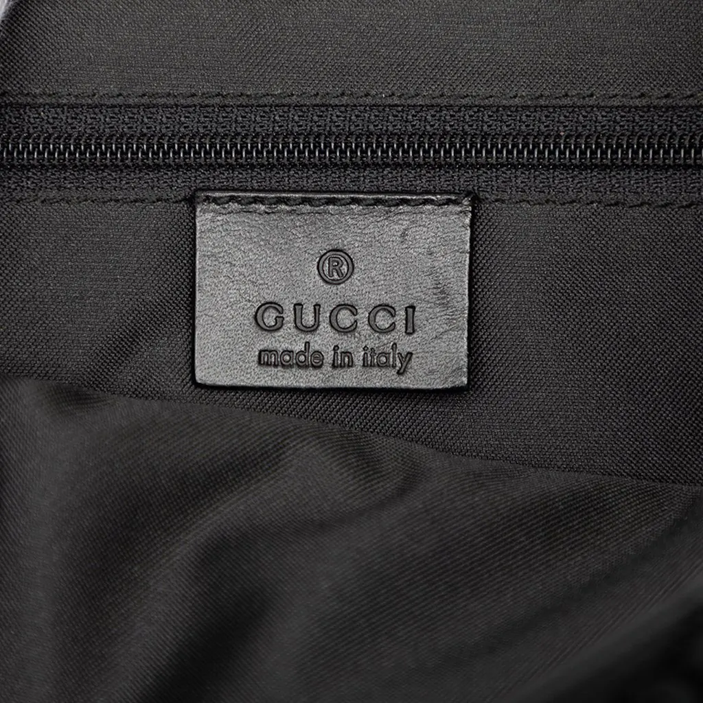 Gucci GG Nylon Backpack Black Very good - Box View