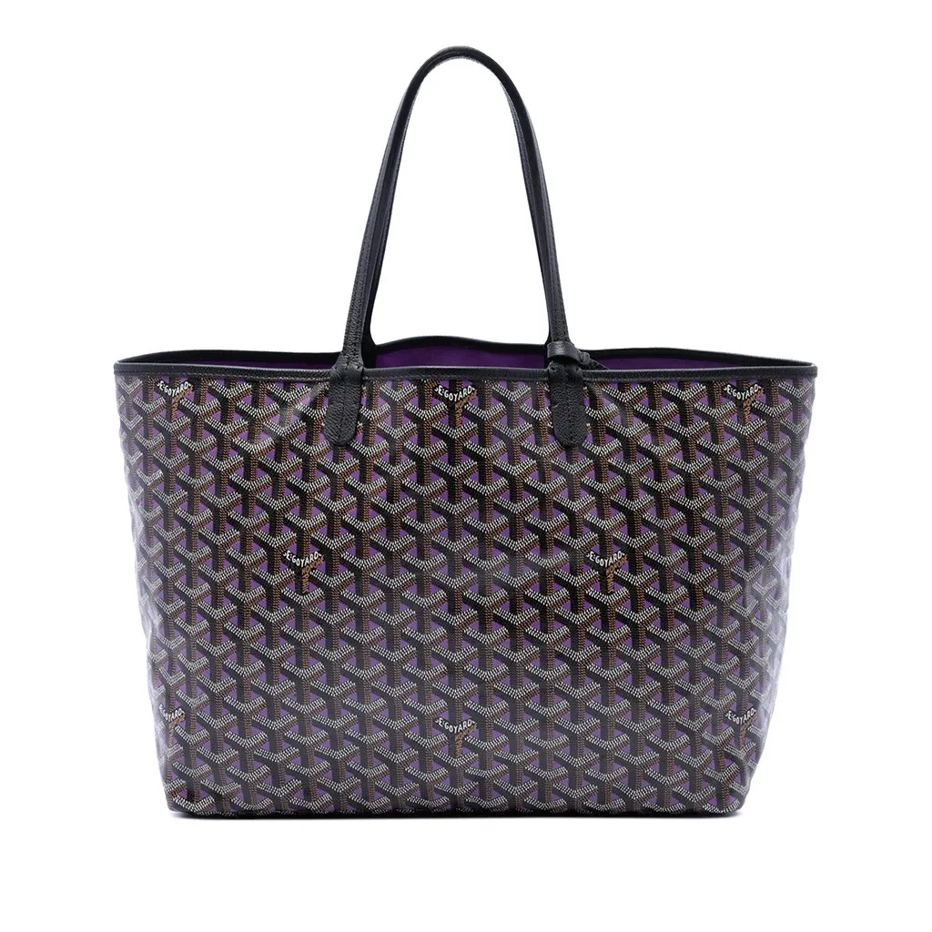 Goyard Goyardine Claire Voie Saint Louis PM Black Good - Front View