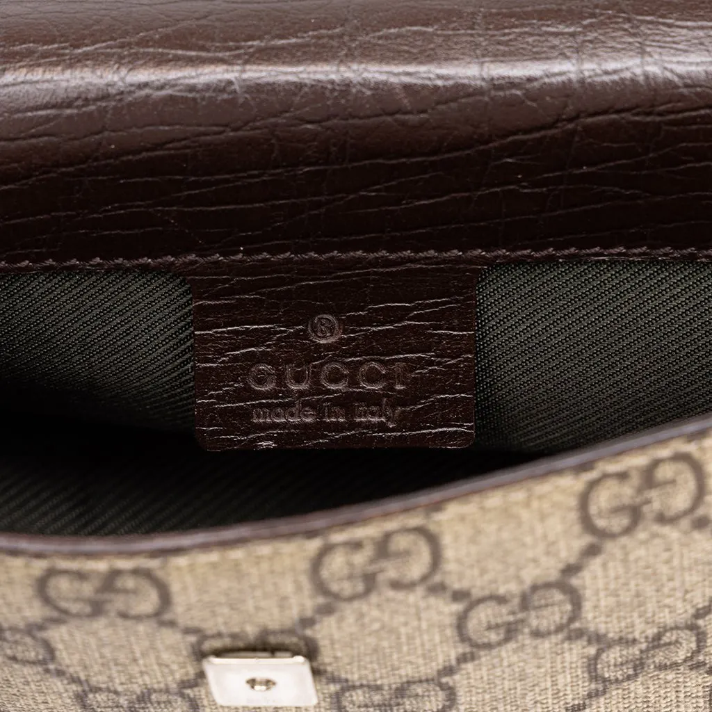 Gucci GG Supreme Belt Bag Beige Canvas Good - Box View