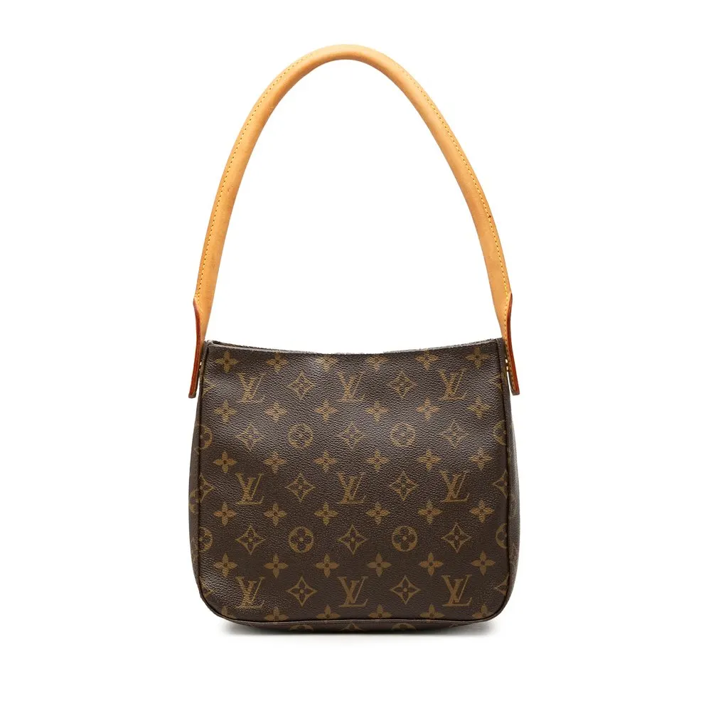 Louis Vuitton Monogram Looping MM Brown Canvas Very good - Front View