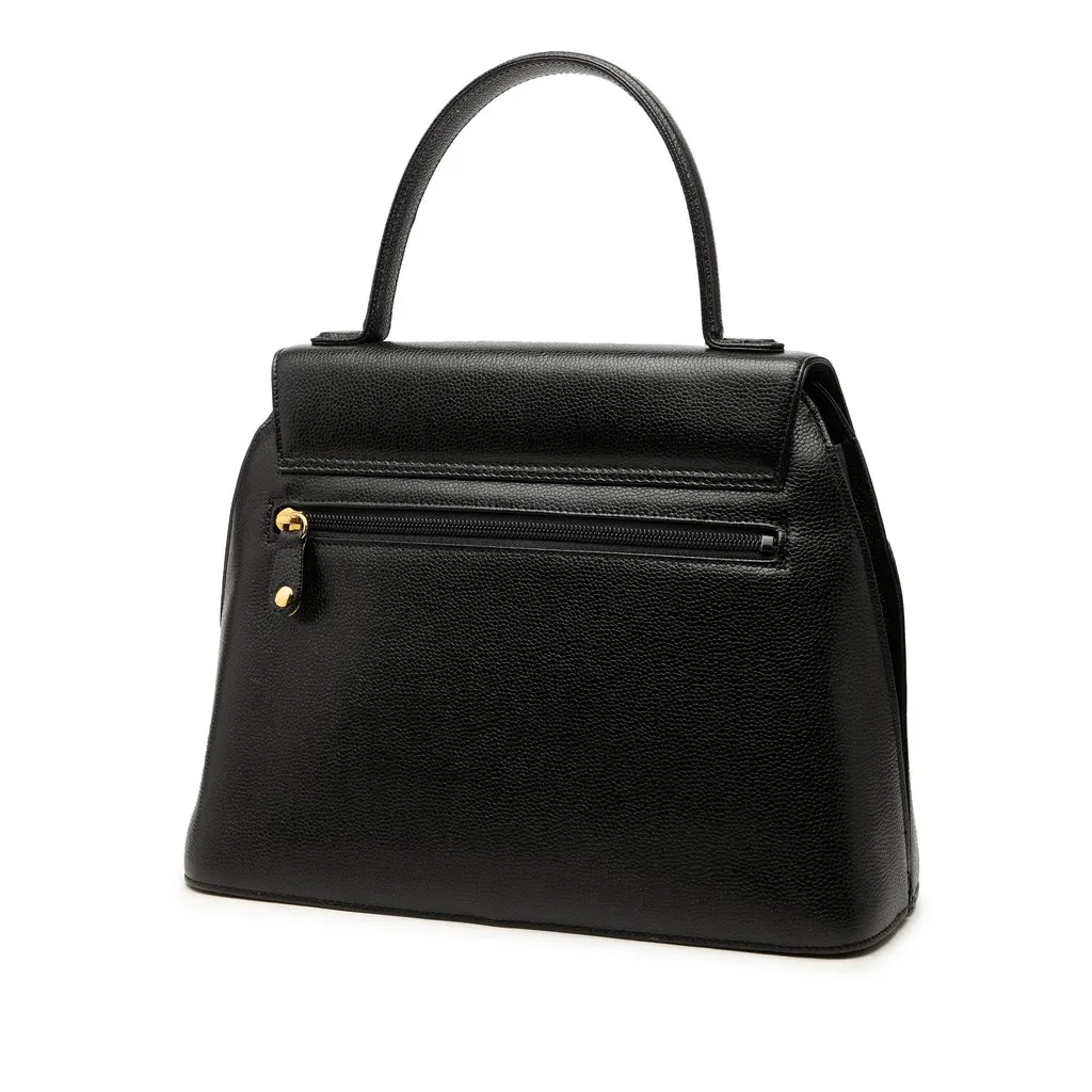 Givenchy Leather Top Handle Bag Black Leather Very good - Back View