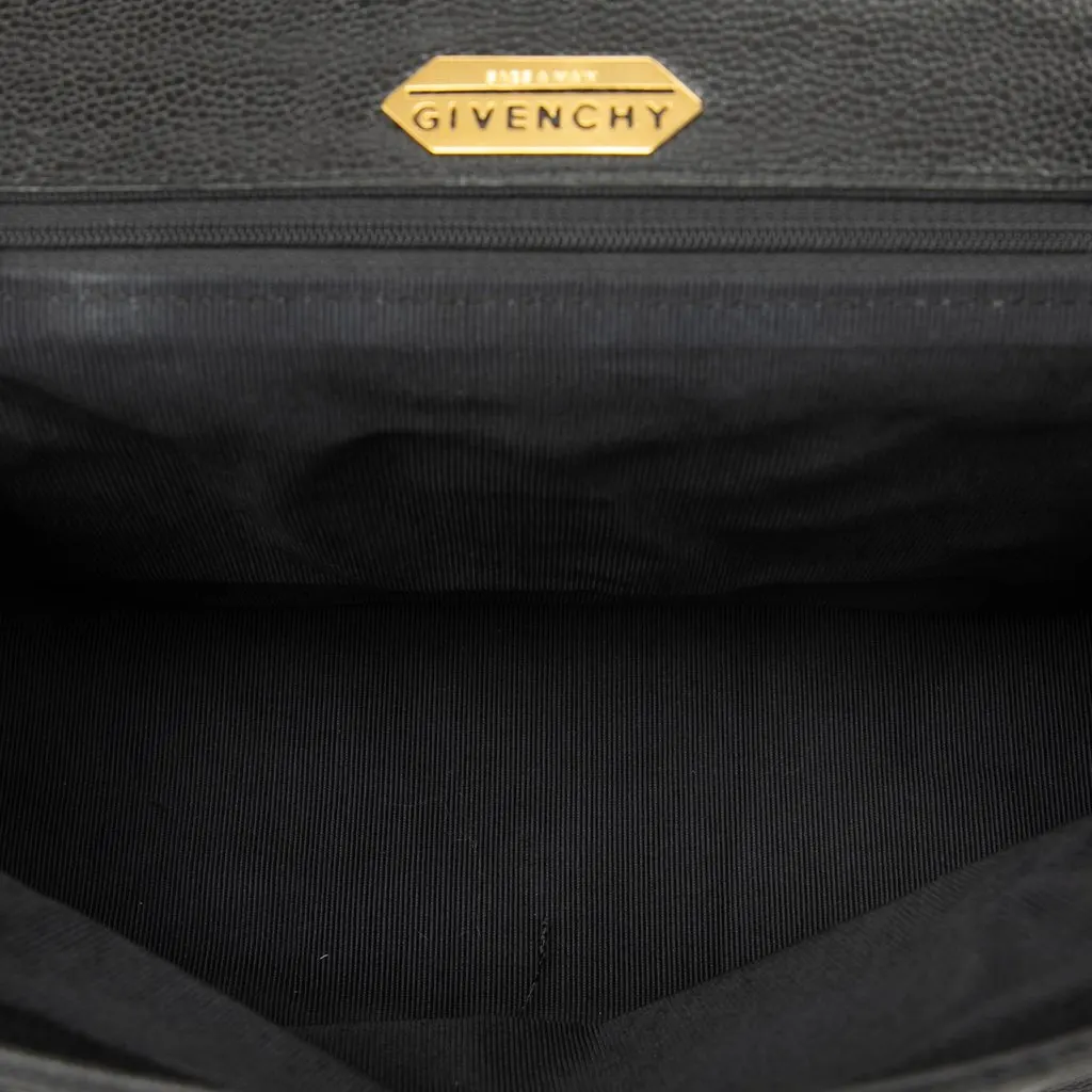 Givenchy Leather Top Handle Bag Black Leather Very good - Model View