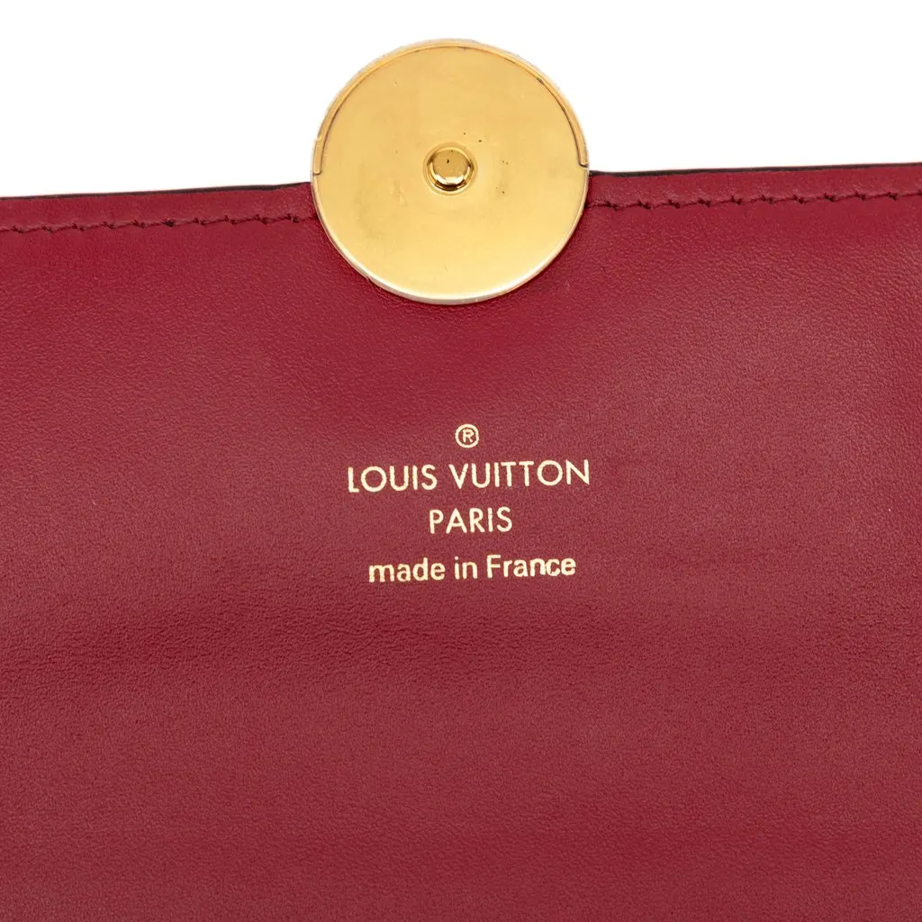 Louis Vuitton Monogram Flore Wallet On Chain Brown Very good - Box View