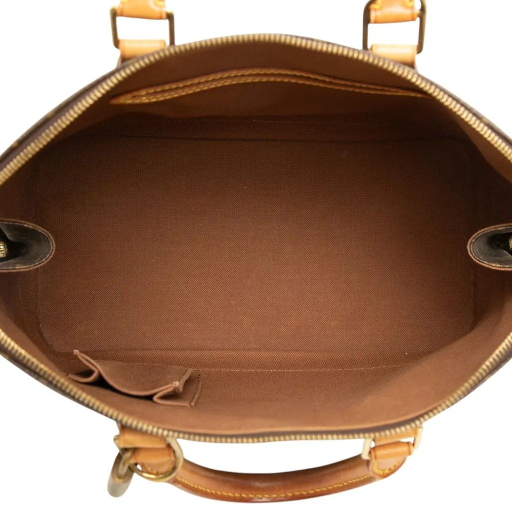Louis Vuitton Monogram Alma PM Brown Canvas Good - Model View