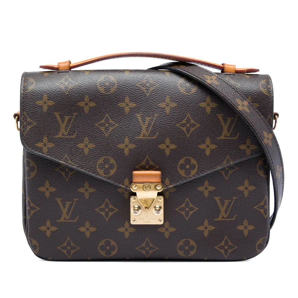 Louis Vuitton Monogram Pochette Metis Brown Very good - Front View