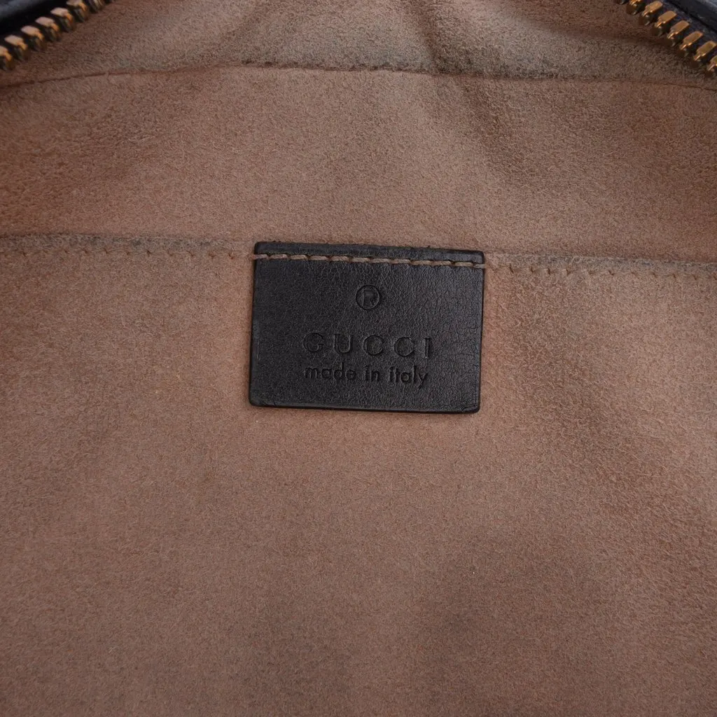 Gucci Small GG Marmont Matelasse Calfskin Crossbody Black Leather Good - Box View