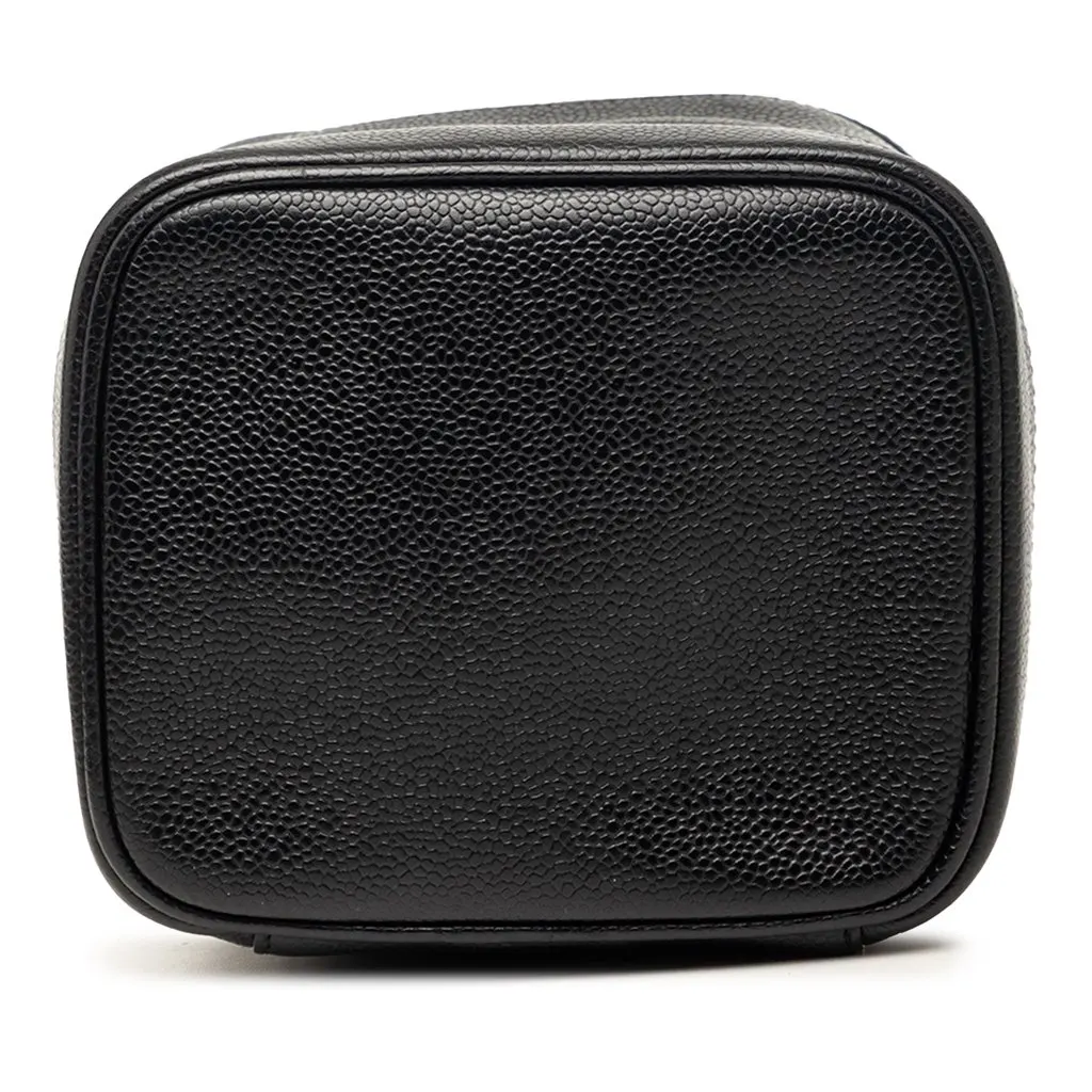 Chanel CC Caviar Vanity Bag Black Leather Very good - Inside View