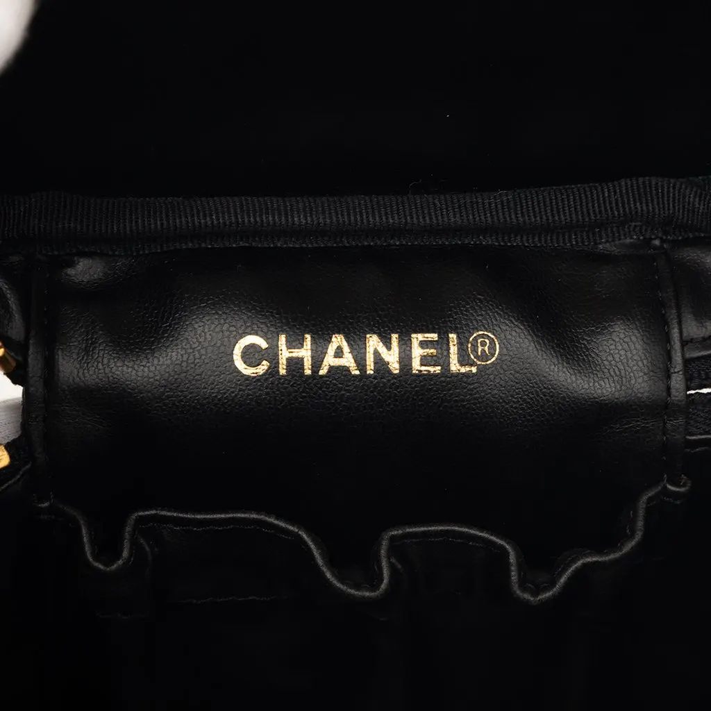 Chanel CC Caviar Vanity Bag Black Leather Very good - Box View