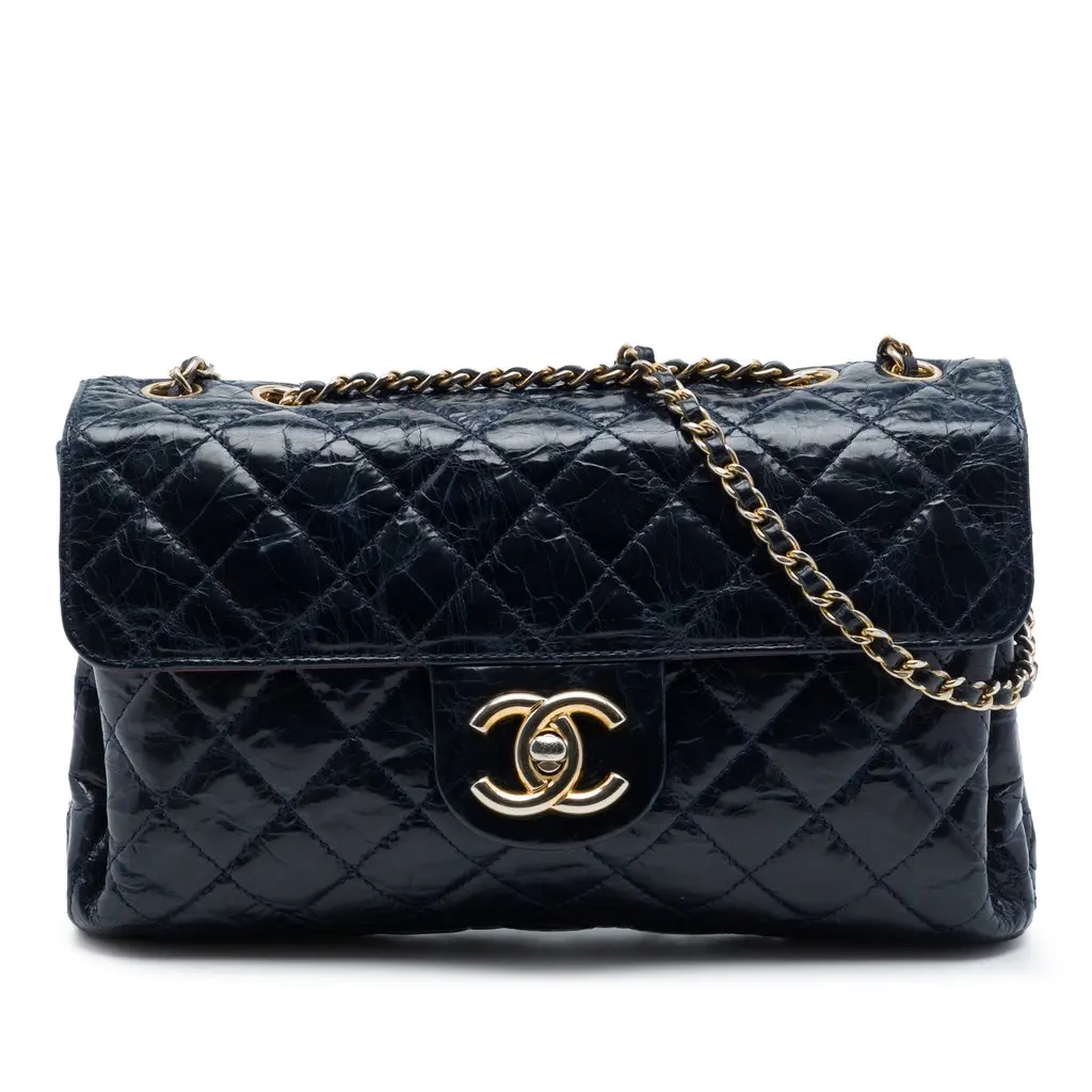 Chanel CC Quilted Crackled Glazed | Libas Collective