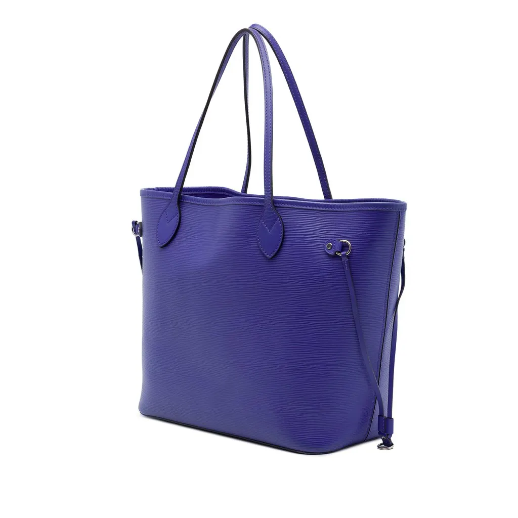 Louis Vuitton Epi Neverfull MM Purple Leather Very good - Back View