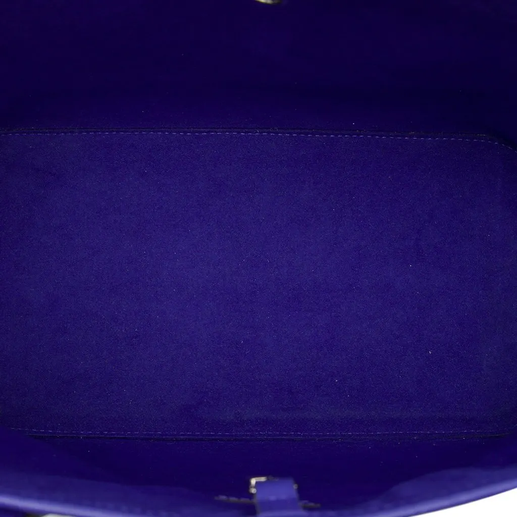 Louis Vuitton Epi Neverfull MM Purple Leather Very good - Model View