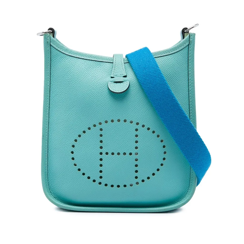Hermès Epsom Evelyne I 16 Amazone Blue Leather Very good - Front View