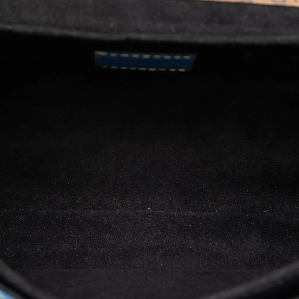 Louis Vuitton Epi Denim and Reverse Monogram Pochette Metis Blue Leather Very good - Model View