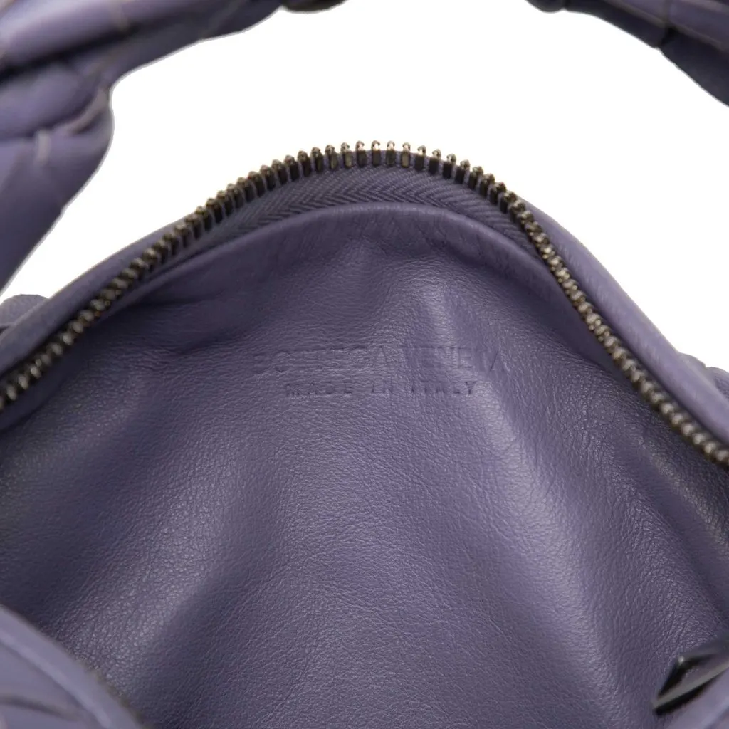Bottega Veneta Mini Nappa Intrecciato Jodie Purple Leather Very good - Box View