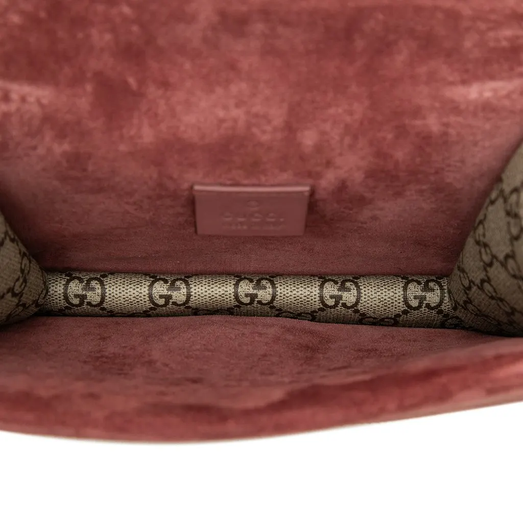 Gucci Small GG Supreme Blooms Dionysus Crossbody Beige Very good - Model View