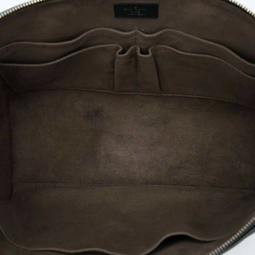 Louis Vuitton Epi Porte Documents Jour Black Leather Very good - Model View