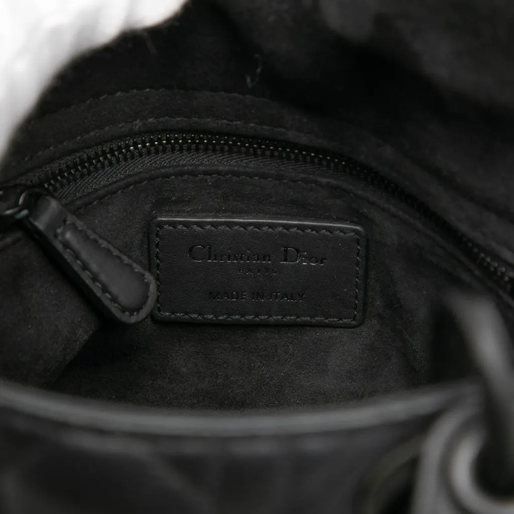 Dior Small Ultra Matte Calfskin Cannage My ABCDior Lady Dior Black Leather Very good - Box View