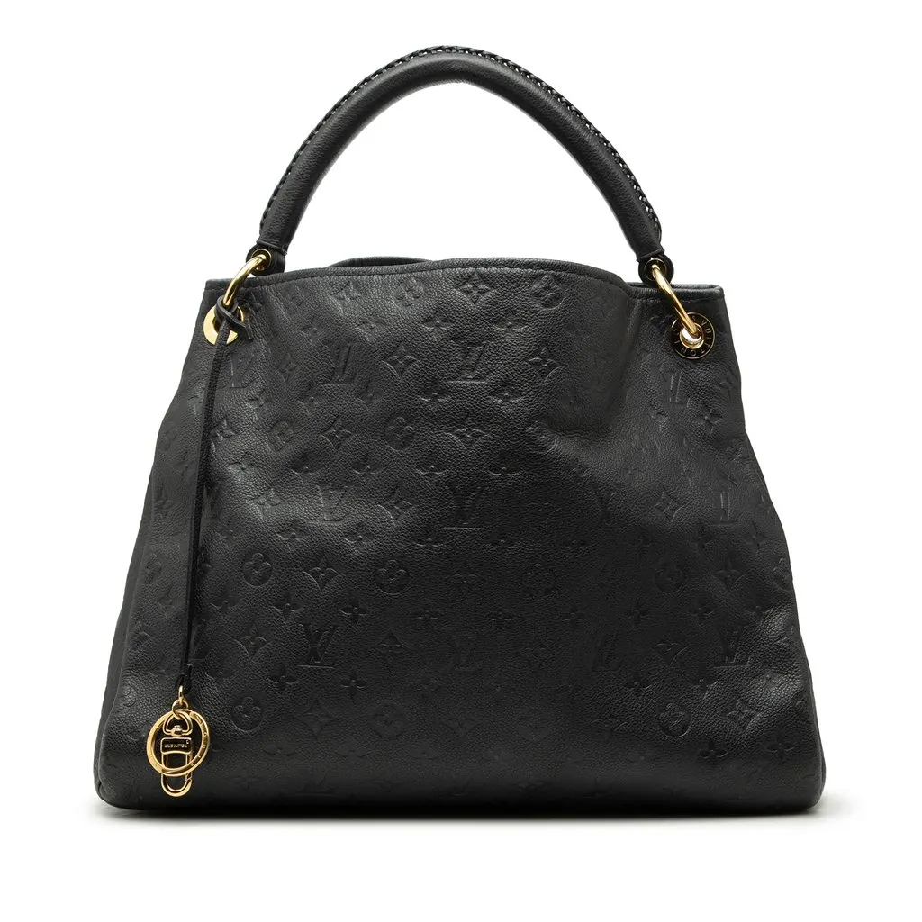 Louis Vuitton Monogram Empreinte Artsy MM Blue Leather Very good - Front View
