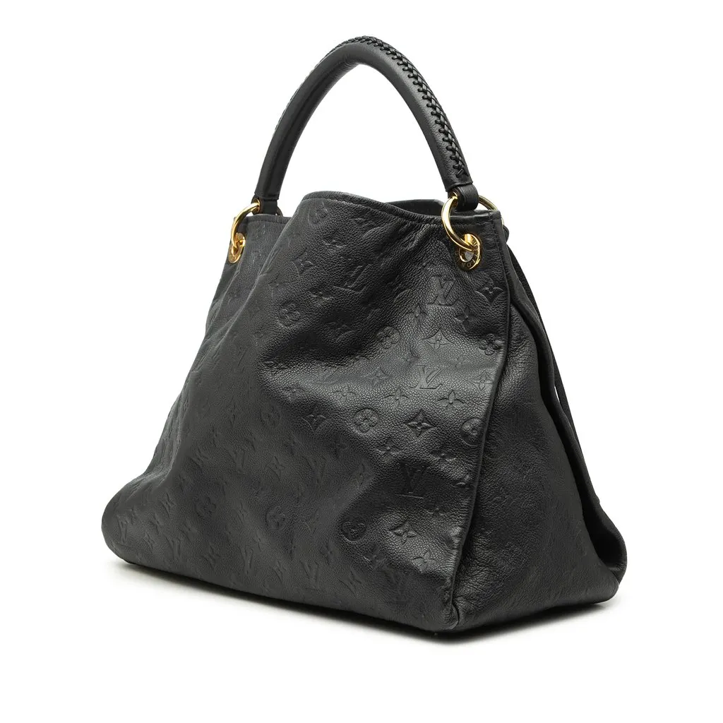 Louis Vuitton Monogram Empreinte Artsy MM Blue Leather Very good - Back View