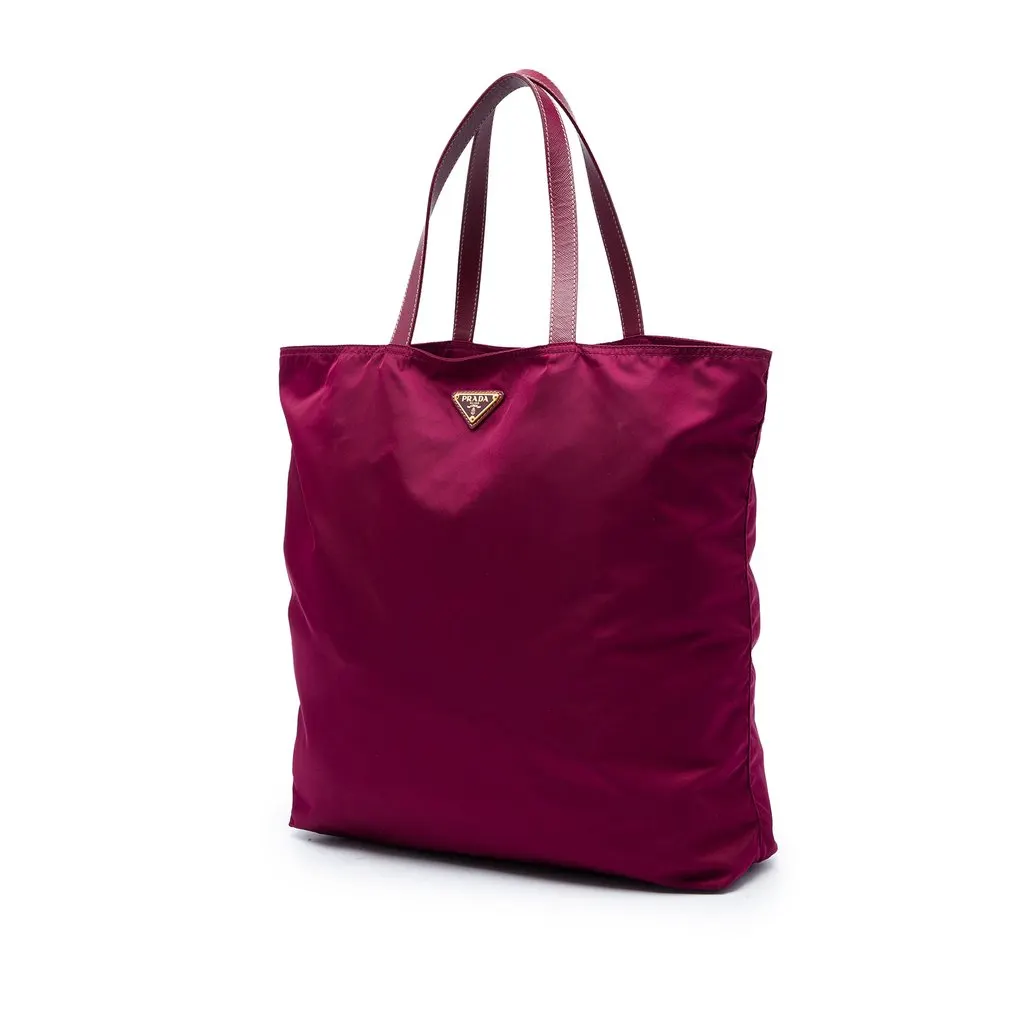 Prada Tessuto Robot Doll Tote Purple Very good - Back View