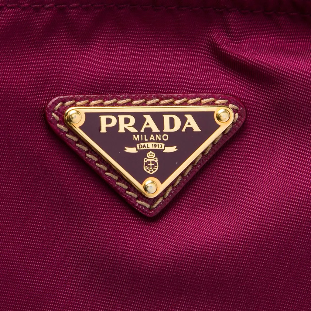 Prada Tessuto Robot Doll Tote Purple Very good - Box View
