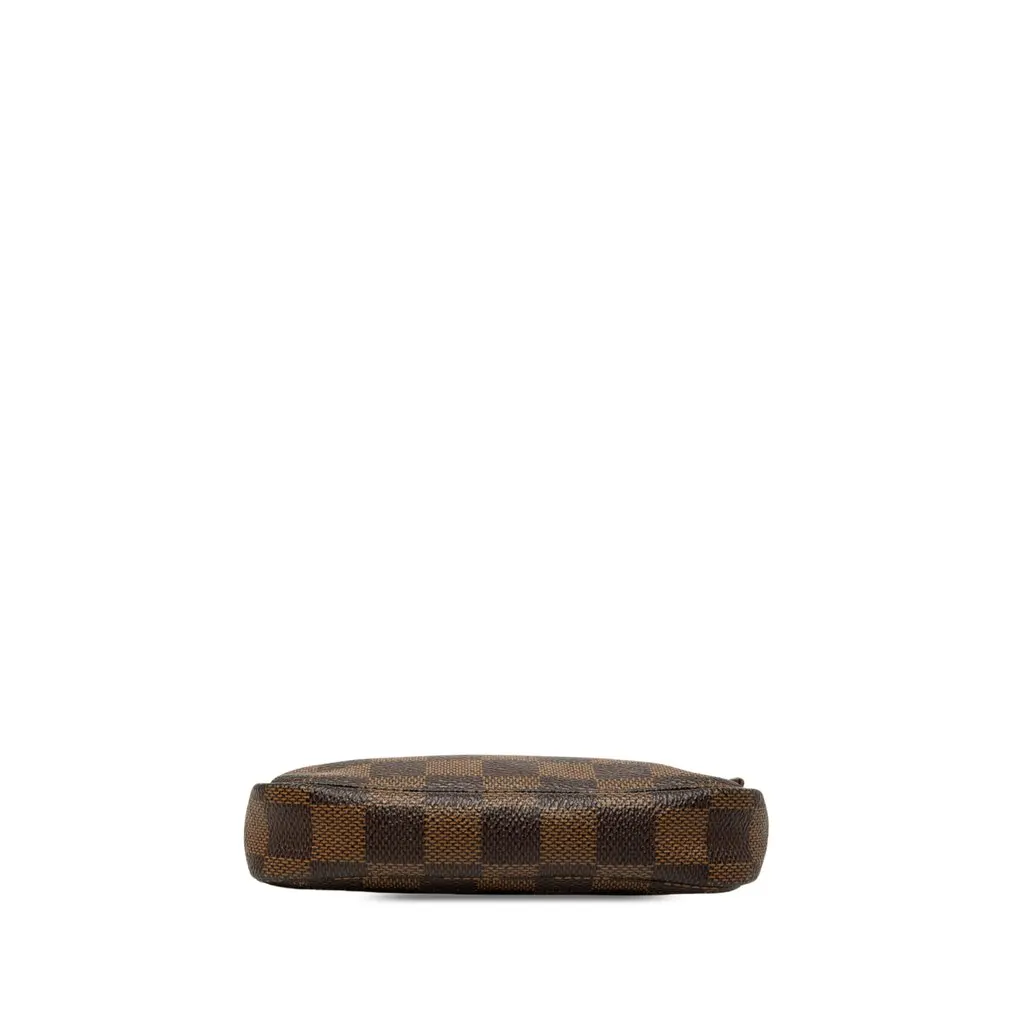 Louis Vuitton Damier Ebene Mini Pochette Accessoires Brown Canvas Very good - Inside View