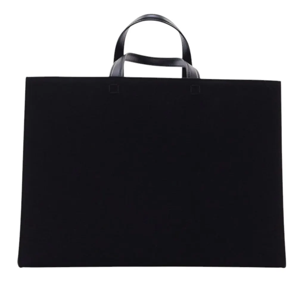 Givenchy Medium Canvas G Tote Shopping Bag Black Very good - Back View