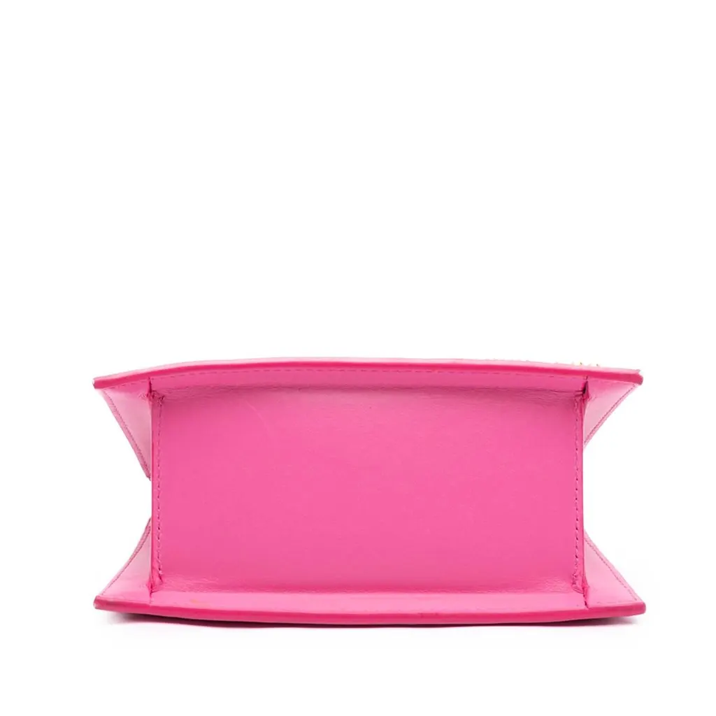 Jacquemus Leather Le Chiquito Moyen Pink Leather Very good - Inside View