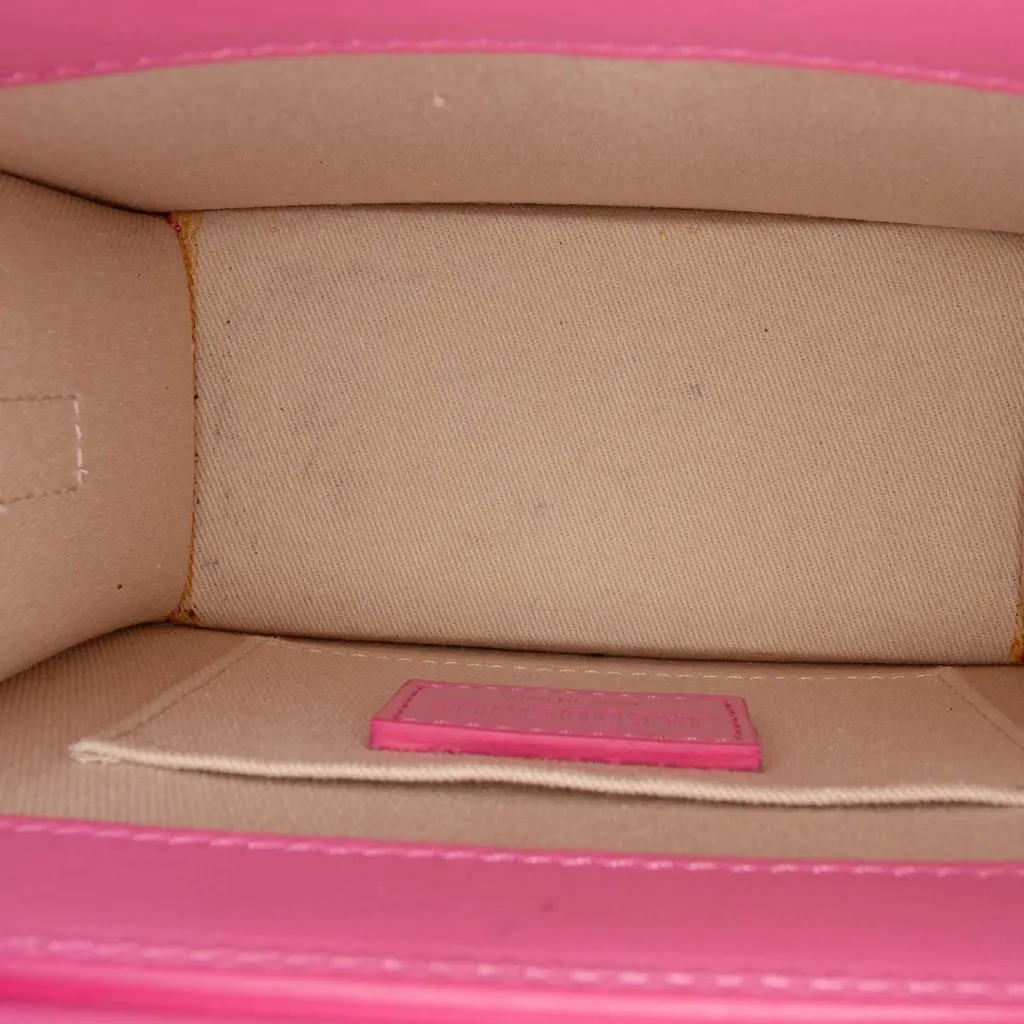 Jacquemus Leather Le Chiquito Moyen Pink Leather Very good - Model View