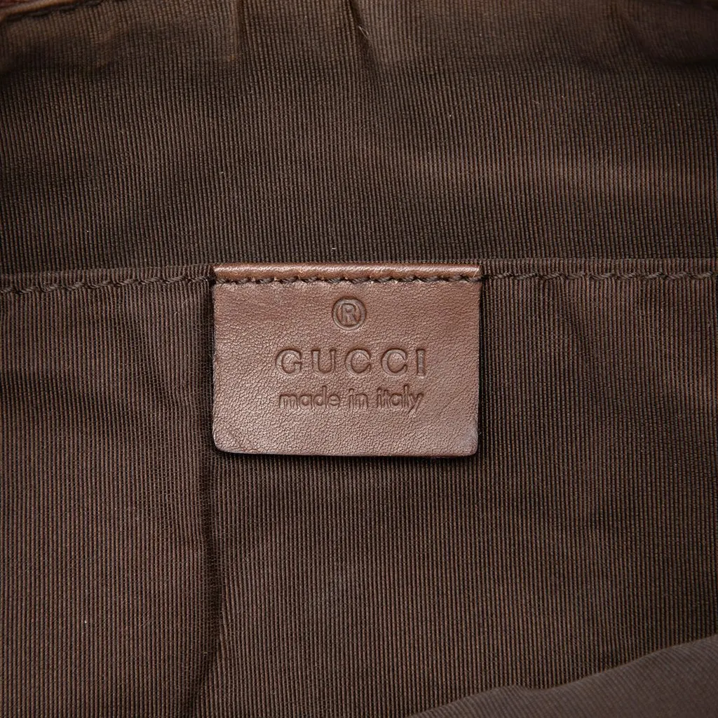 Gucci GG Canvas Shoulder Bag Beige Canvas Good - Box View
