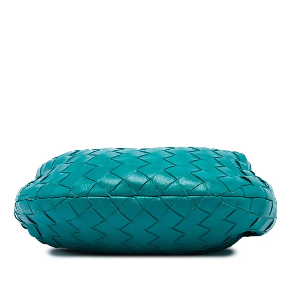 Bottega Veneta Mini Nappa Intrecciato Jodie Blue Leather Very good - Inside View