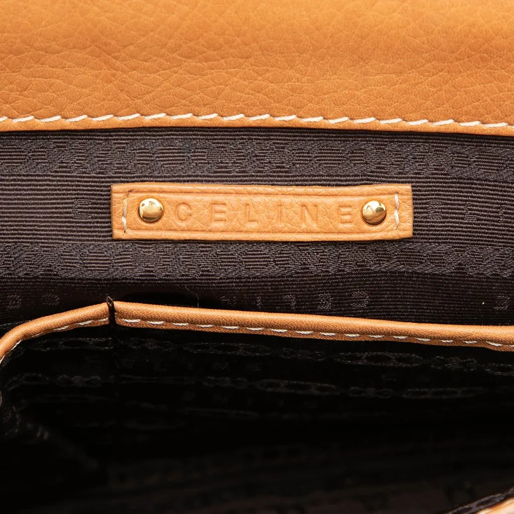 Celine Leather Boogie Handbag Brown Leather Good - Box View