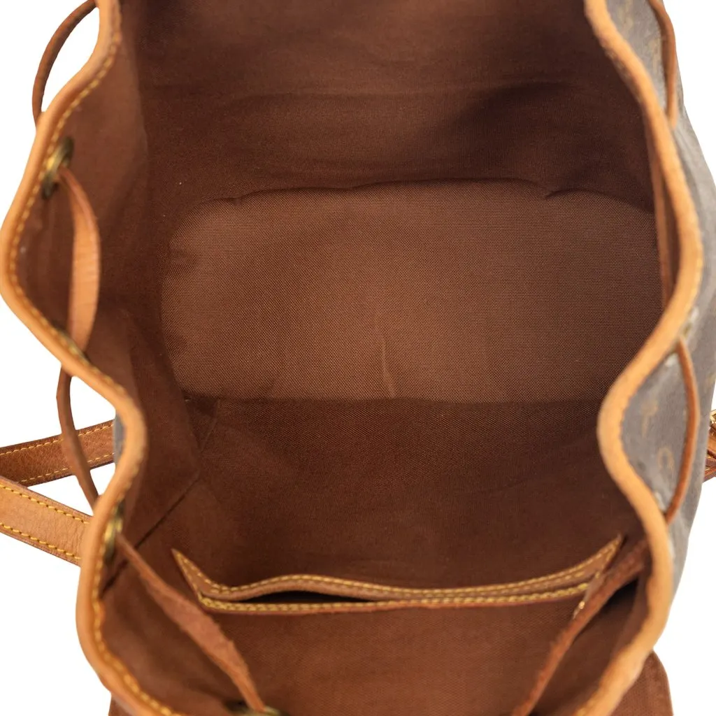 Louis Vuitton Monogram Montsouris PM Brown Good - Model View