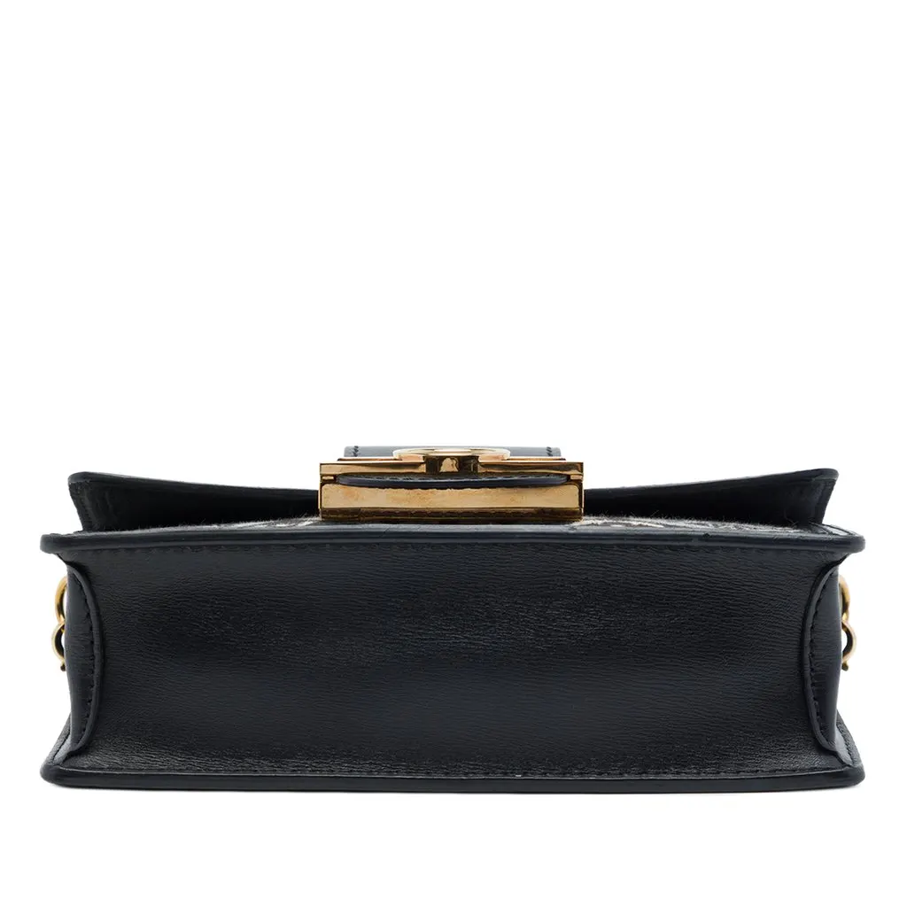 Louis Vuitton Monogram Jacquard Since 1854 Dauphine Chain Wallet Black Canvas Very good - Inside View
