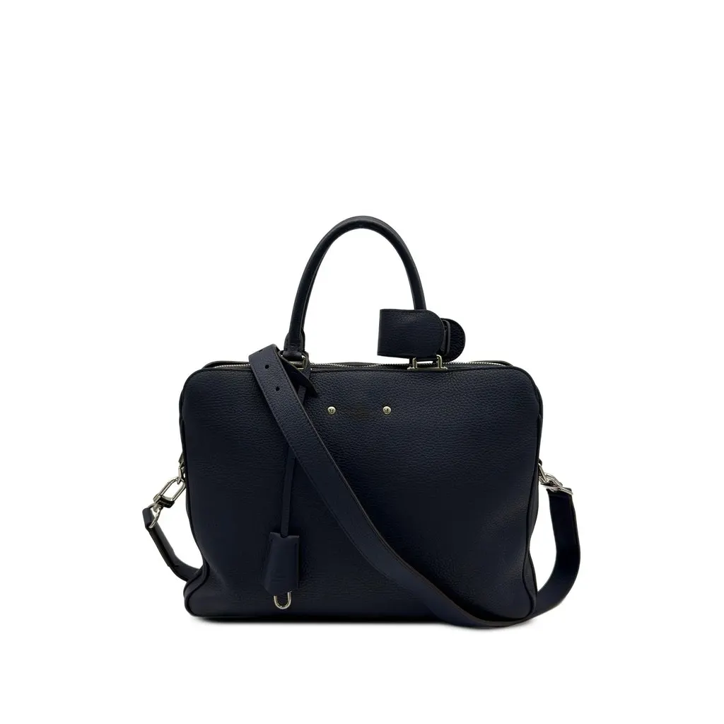 Louis Vuitton Taurillon Armand Briefcase Black Leather Very good - Front View