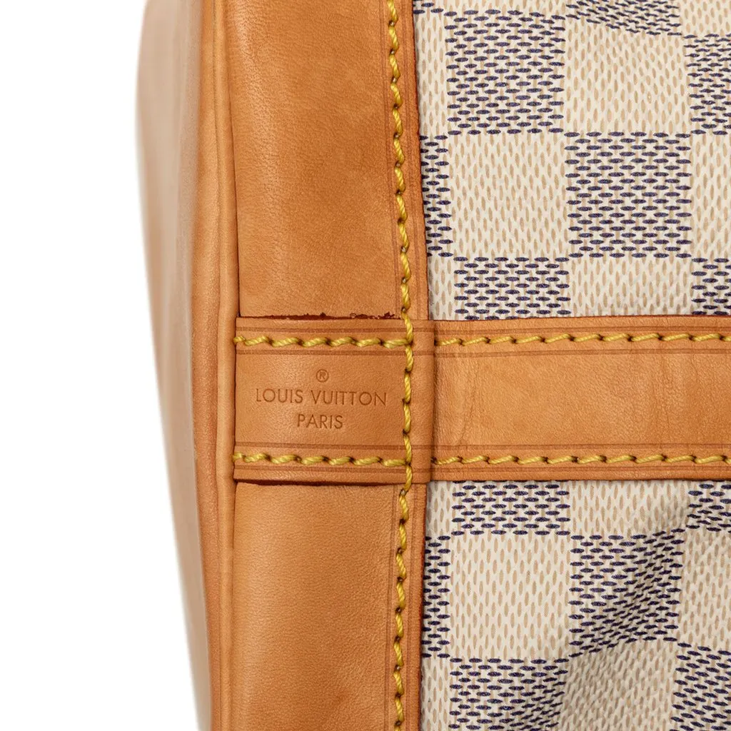 Louis Vuitton Damier Azur Noe BB White Very good - Box View