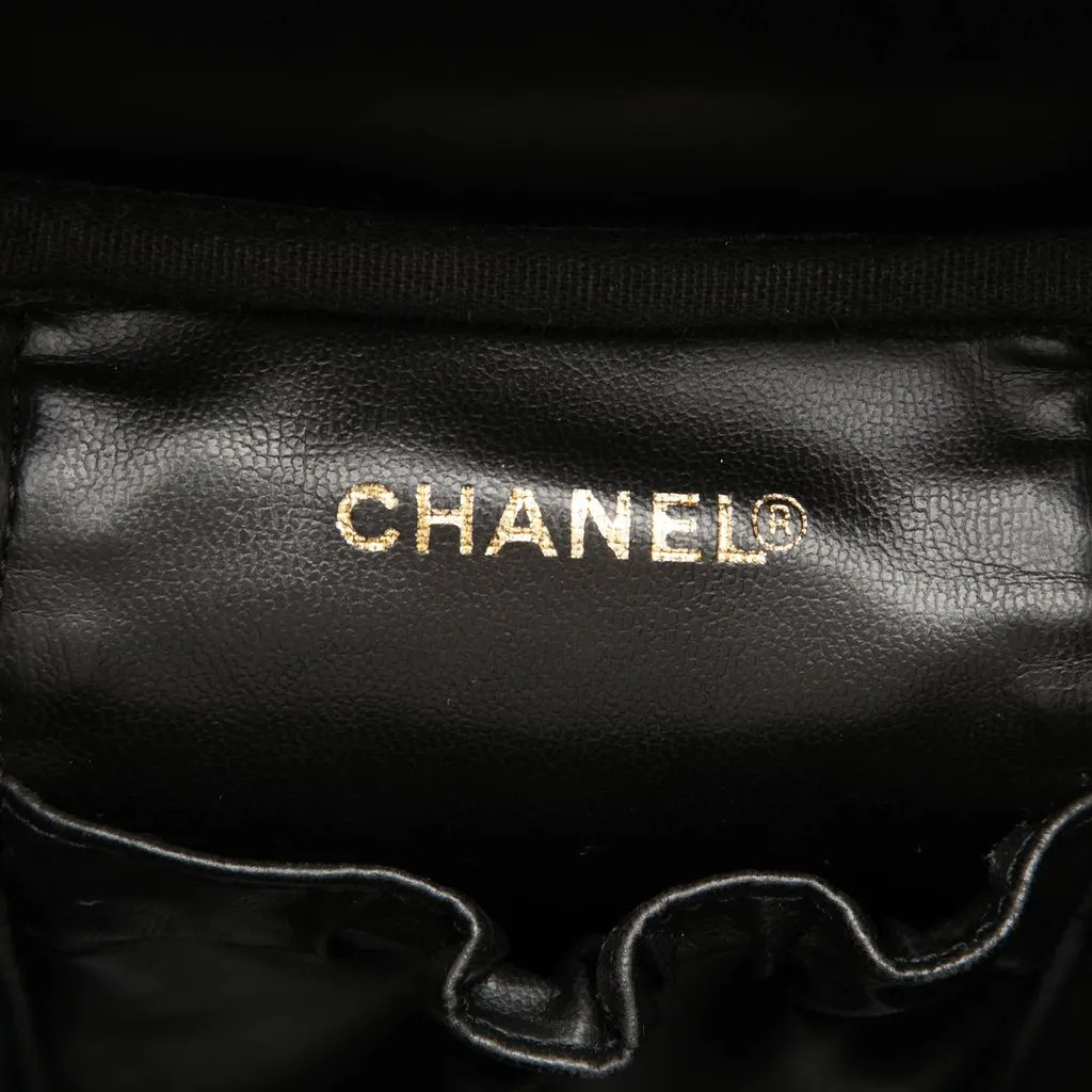 Chanel CC Caviar Vanity Bag Black Leather Very good - Box View