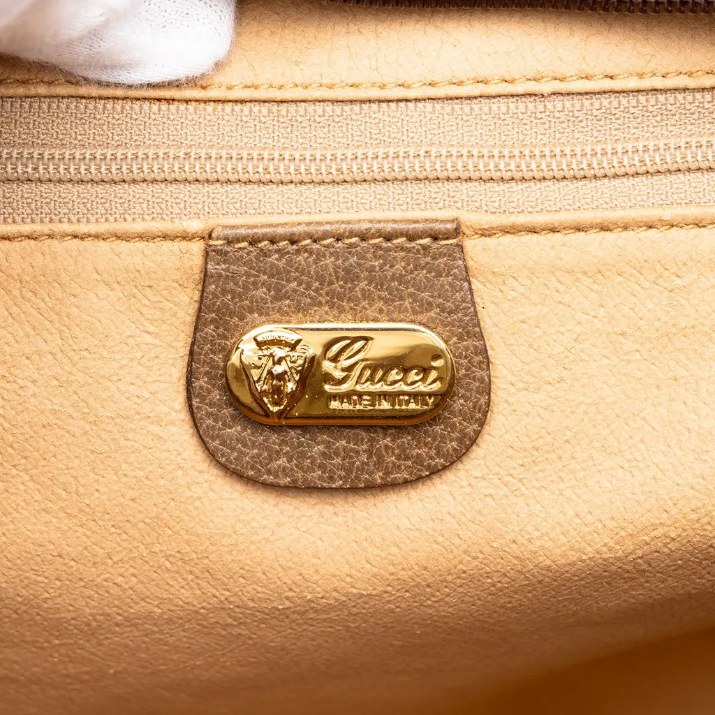 Gucci GG Supreme Handbag Beige Canvas Very good - Box View