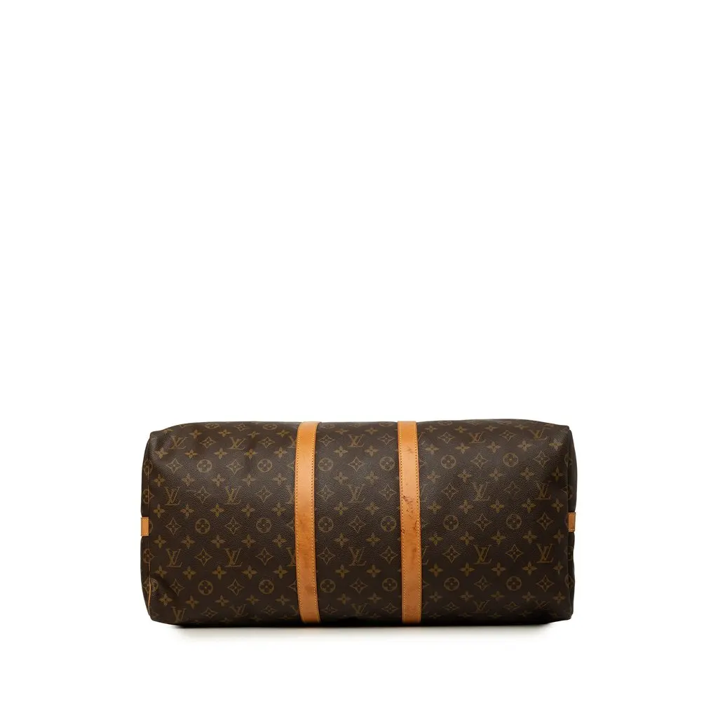 Louis Vuitton Monogram Keepall Bandouliere 55 Brown Canvas Very good - Inside View