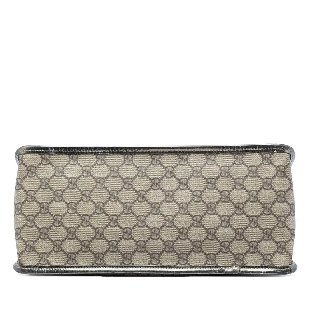 Gucci GG Supreme Satchel Beige Good - Inside View