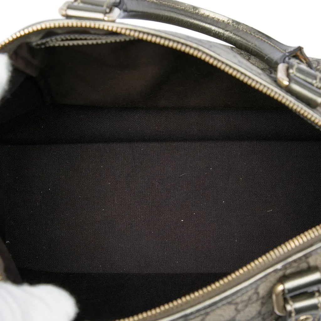 Gucci GG Supreme Satchel Beige Good - Model View