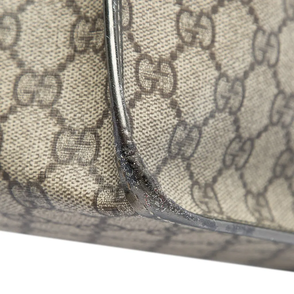 Gucci GG Supreme Satchel Beige Good - Box View