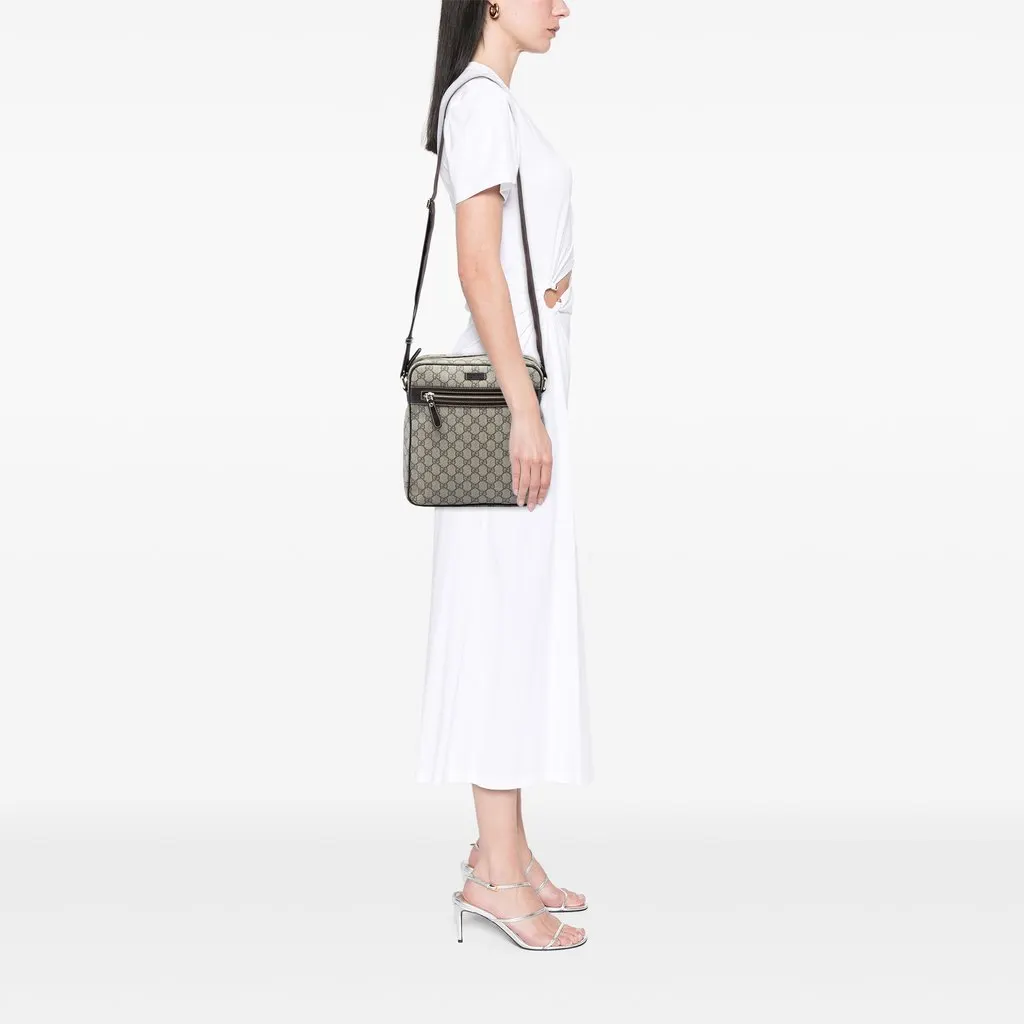 Gucci GG Supreme Crossbody Beige Canvas Very good - Box View