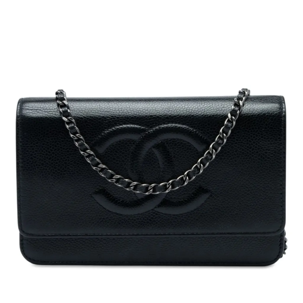 Chanel CC Caviar Timeless Wallet on Chain