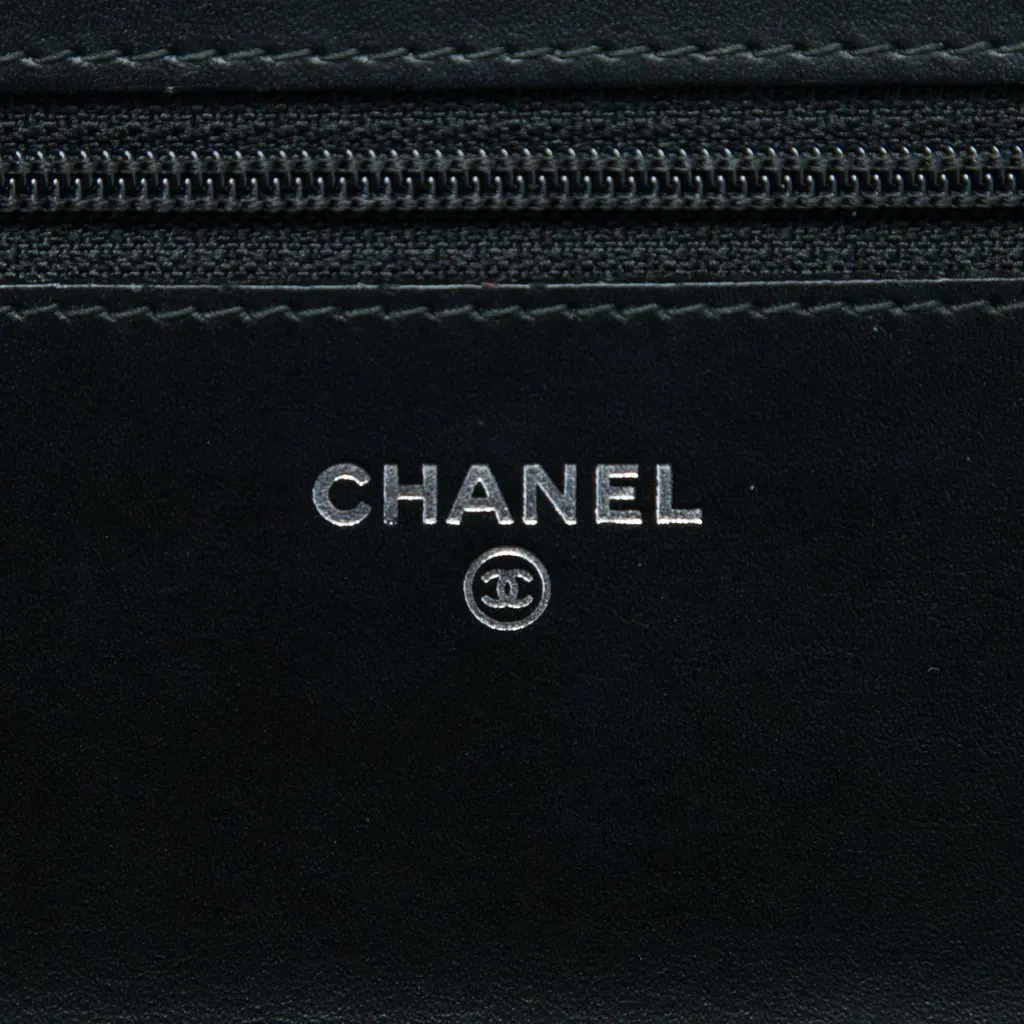 Chanel CC Caviar Timeless Wallet on Chain Black Leather Very good - Box View